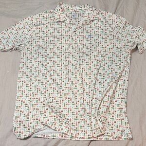 Rhoback Colorful Icon Print Men's Polo